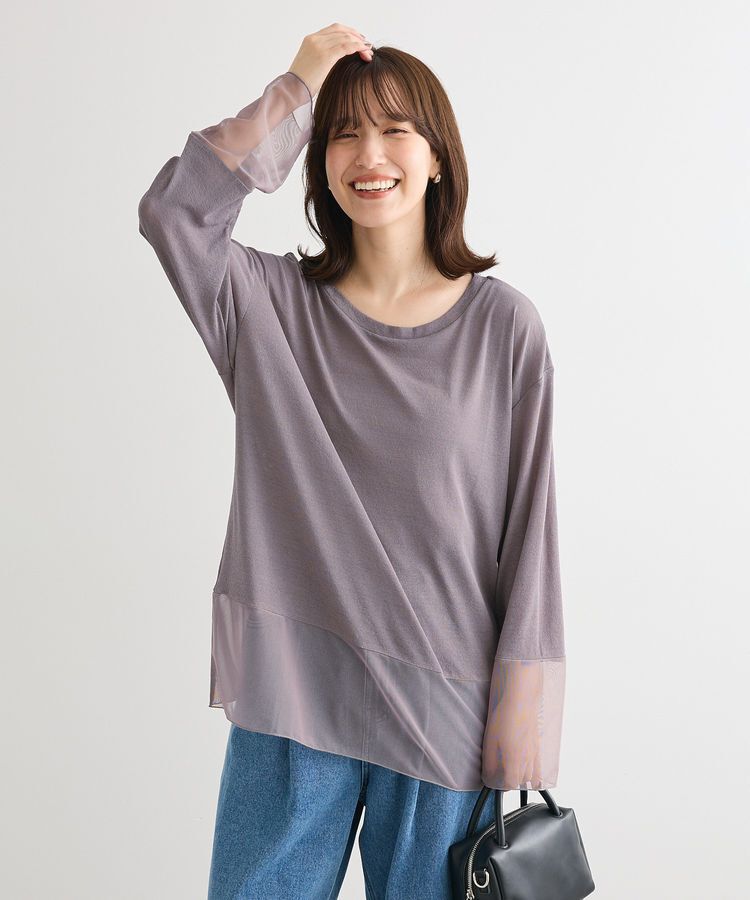 Green Parks「シアーチュールドッキングプルオーバー」|Tシャツ・カットソー|