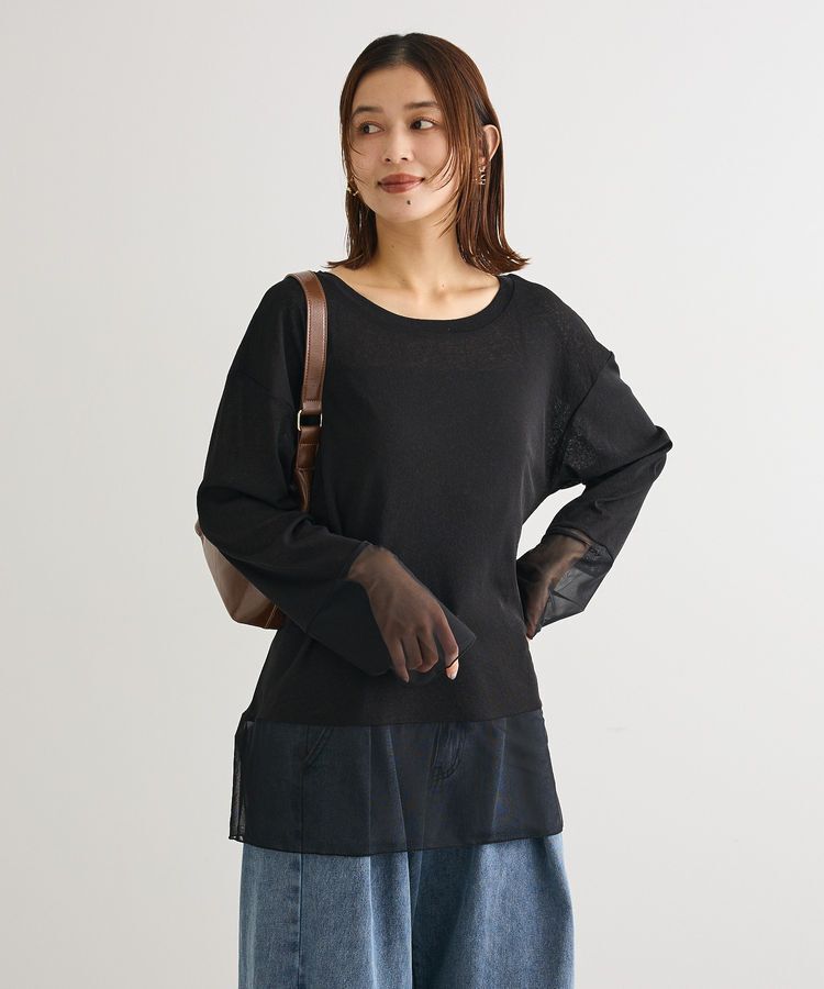 Green Parks「シアーチュールドッキングプルオーバー」|Tシャツ・カットソー|