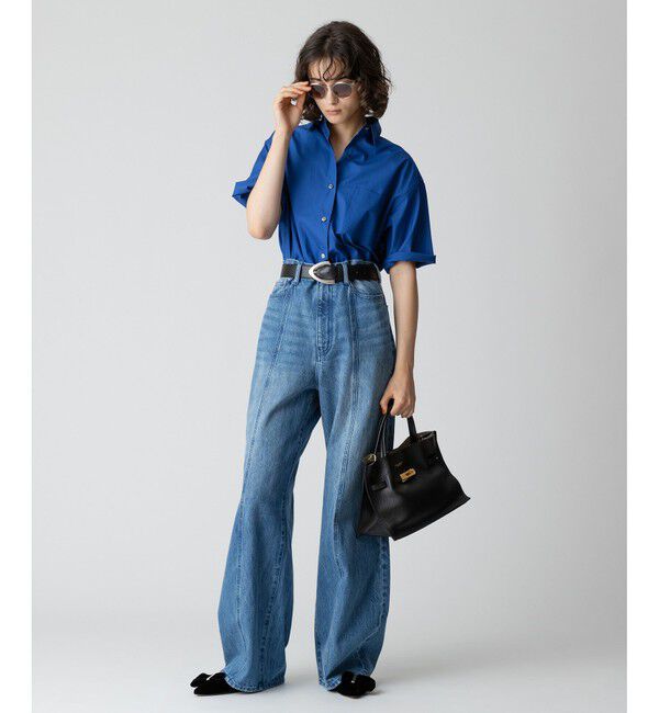 allureville「コットンブロードオーバーシャツ」|シャツ・ブラウス|