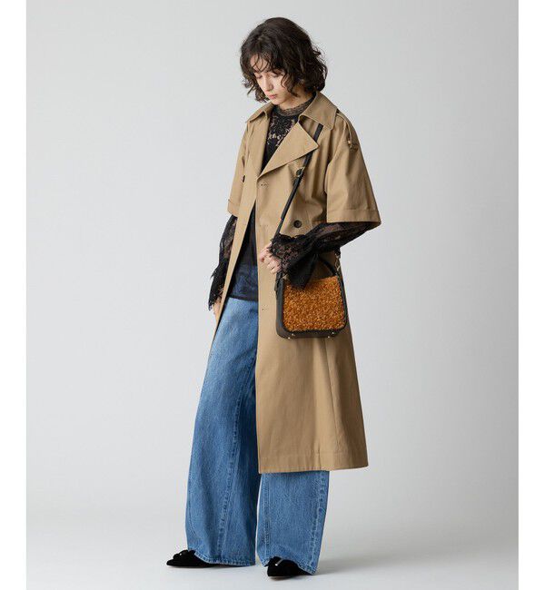 allureville「ハーフスリーブトレンチ」|トレンチコート|