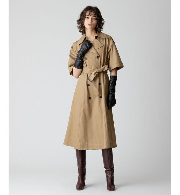 allureville「ハーフスリーブトレンチ」|トレンチコート|