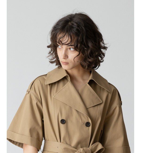 allureville「ハーフスリーブトレンチ」|トレンチコート|