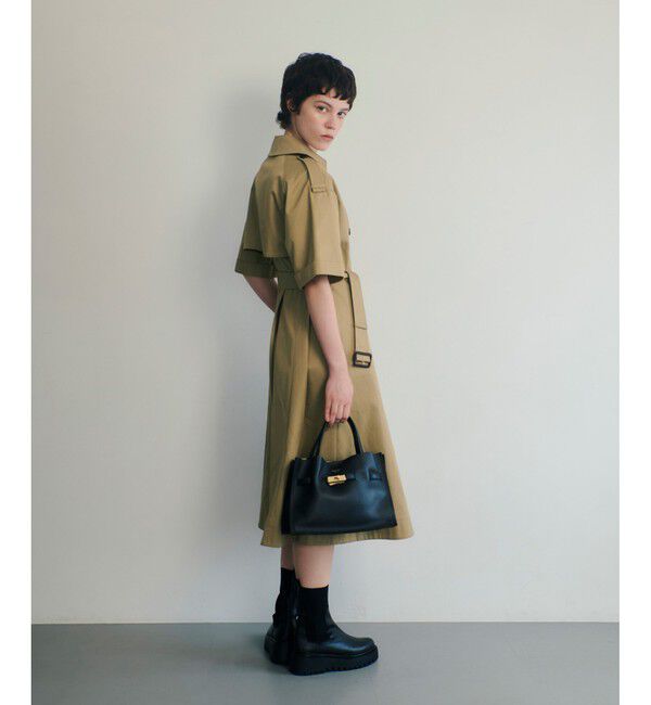 allureville「ハーフスリーブトレンチ」|トレンチコート|