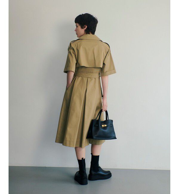 allureville「ハーフスリーブトレンチ」|トレンチコート|