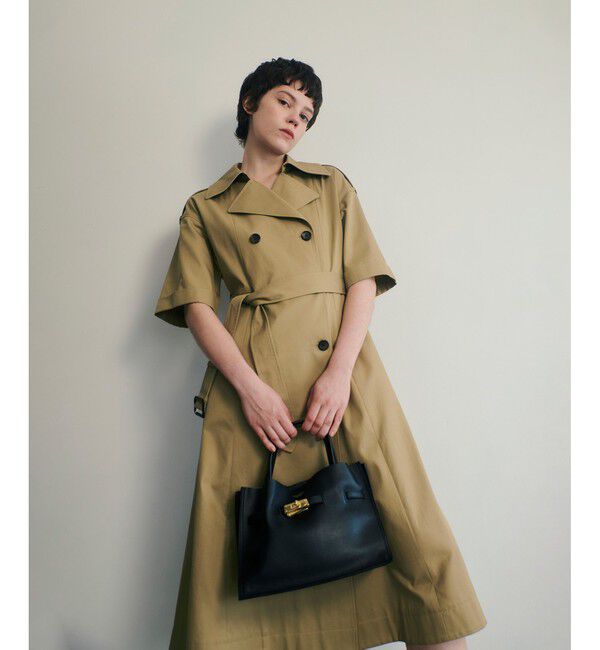 allureville「ハーフスリーブトレンチ」|トレンチコート|