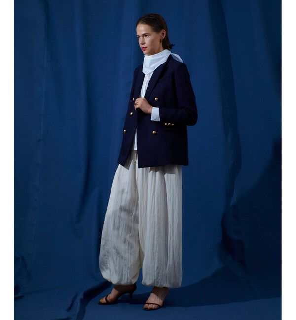 allureville「フィブリルポプリンバルーンパンツ」|チノ|