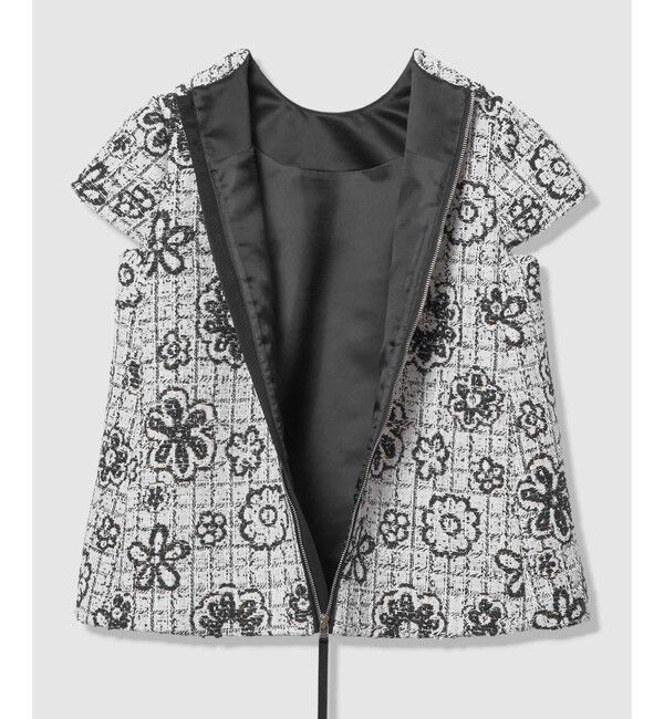 LOULOU WILLOUGHBY「【LOULOU WILLOUGHBY】MALHIA ツイードプルオーバー」|シャツ・ブラウス|