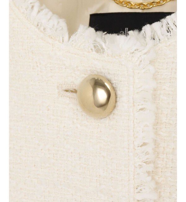 allureville「ツィードノーカラージャケット」|ノーカラージャケット|