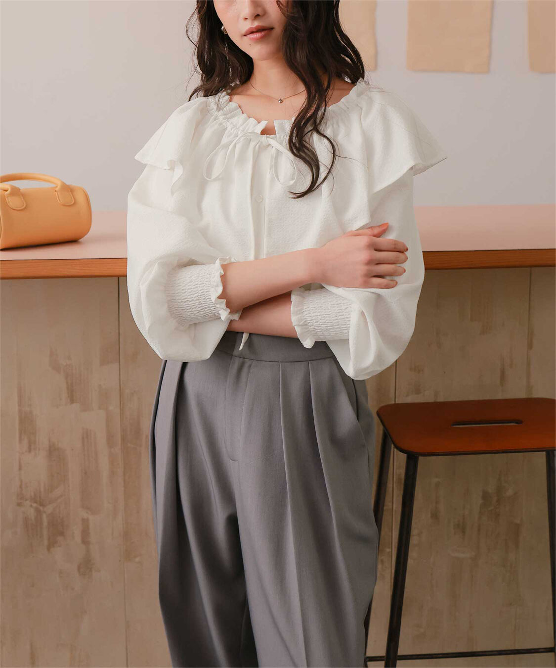 titivate「ふんわりシルエットマルチウェイブラウス」|シャツ・ブラウス|
