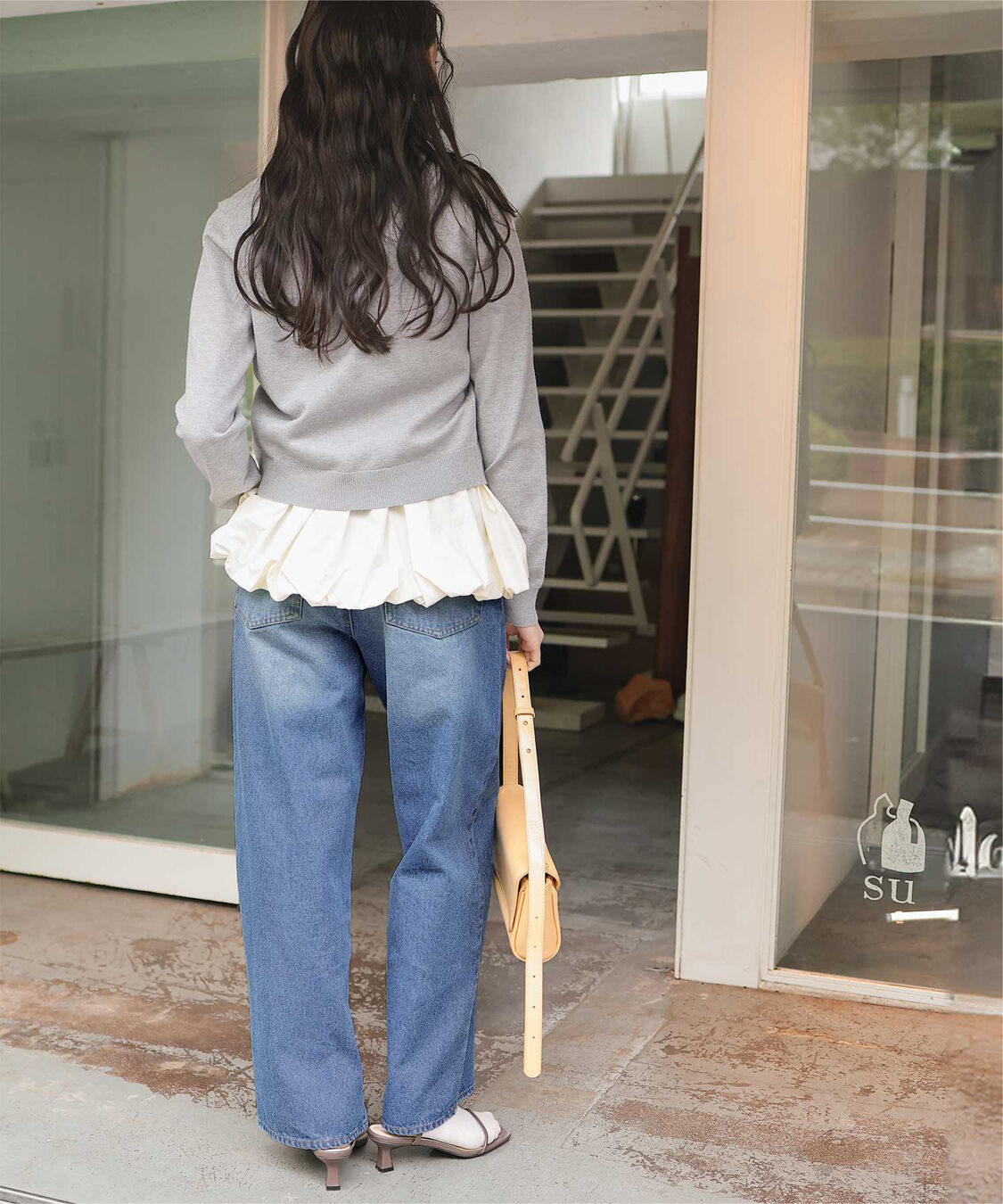 titivate「ストレートシルエットデニムパンツ」|デニム|