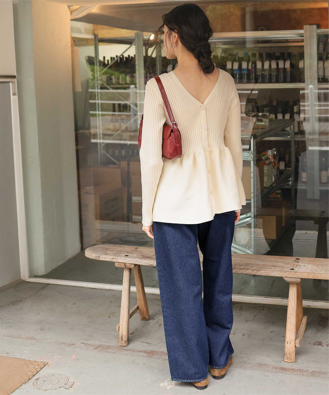 titivate「ストレートシルエットデニムパンツ」|デニム|