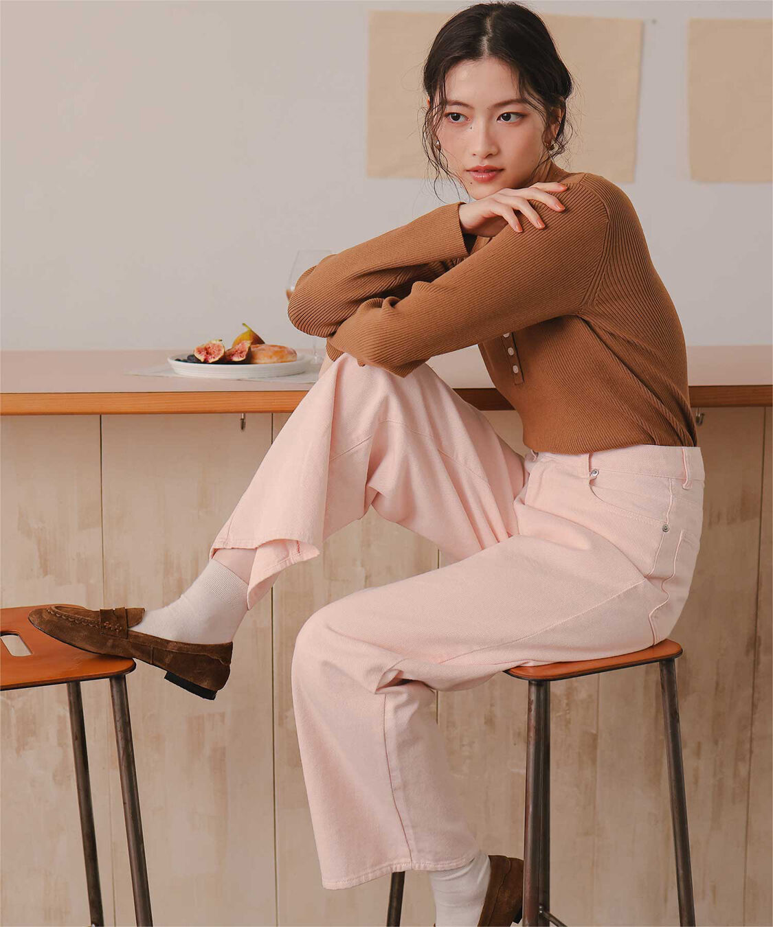 titivate「ストレートシルエットデニムパンツ」|デニム|