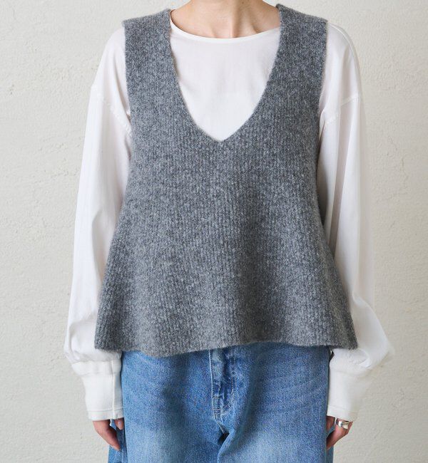  「片畦ニットビスチェ」|ニット・セーター|