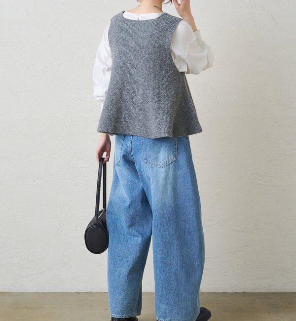  「片畦ニットビスチェ」|ニット・セーター|