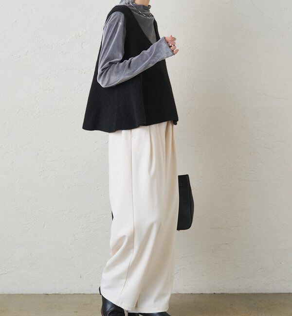  「片畦ニットビスチェ」|ニット・セーター|