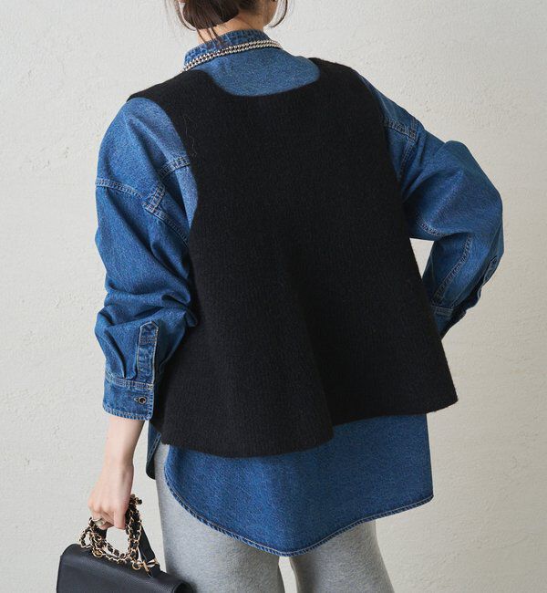  「片畦ニットビスチェ」|ニット・セーター|