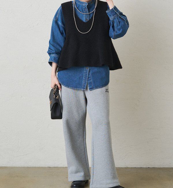  「片畦ニットビスチェ」|ニット・セーター|