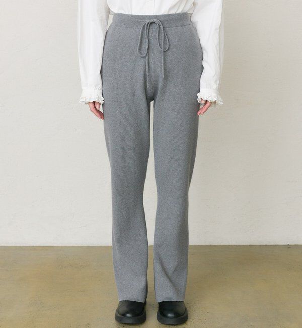  「【セットアップ対応】リブニットフレアパンツ」|その他|