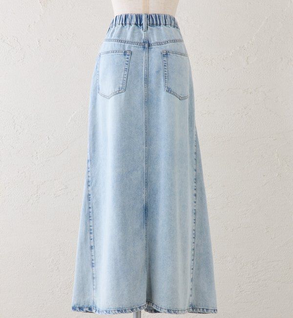  「リヨセル混デニムスカート」|スカート|
