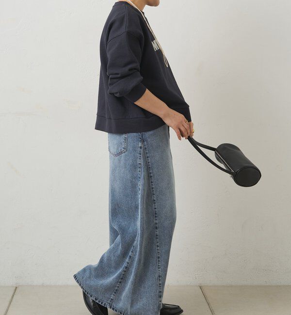  「リヨセル混デニムスカート」|スカート|