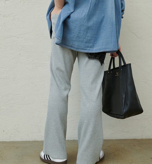  「【＠noricorico102企画】《-3キロ見え》微フレアリブパンツ」|その他|