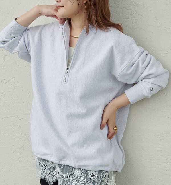  「【＠noricorico102企画】ハーフジップドローコードスウェット」|プルオーバー|