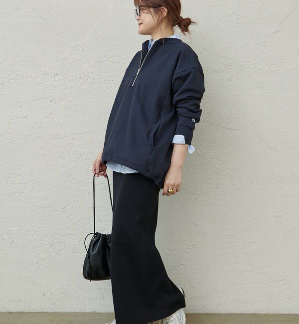  「【＠noricorico102企画】ハーフジップドローコードスウェット」|プルオーバー|