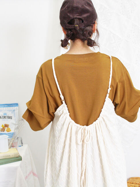 Samansa Mos2「カットジャカードキャミチュニック」|Tシャツ・カットソー|