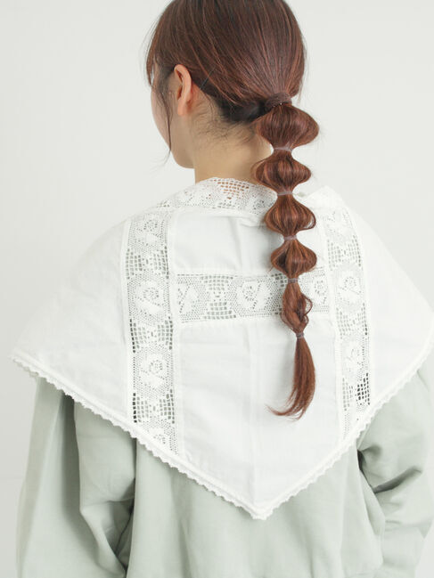 Samansa Mos2「ローズ柄レースストール」|その他|