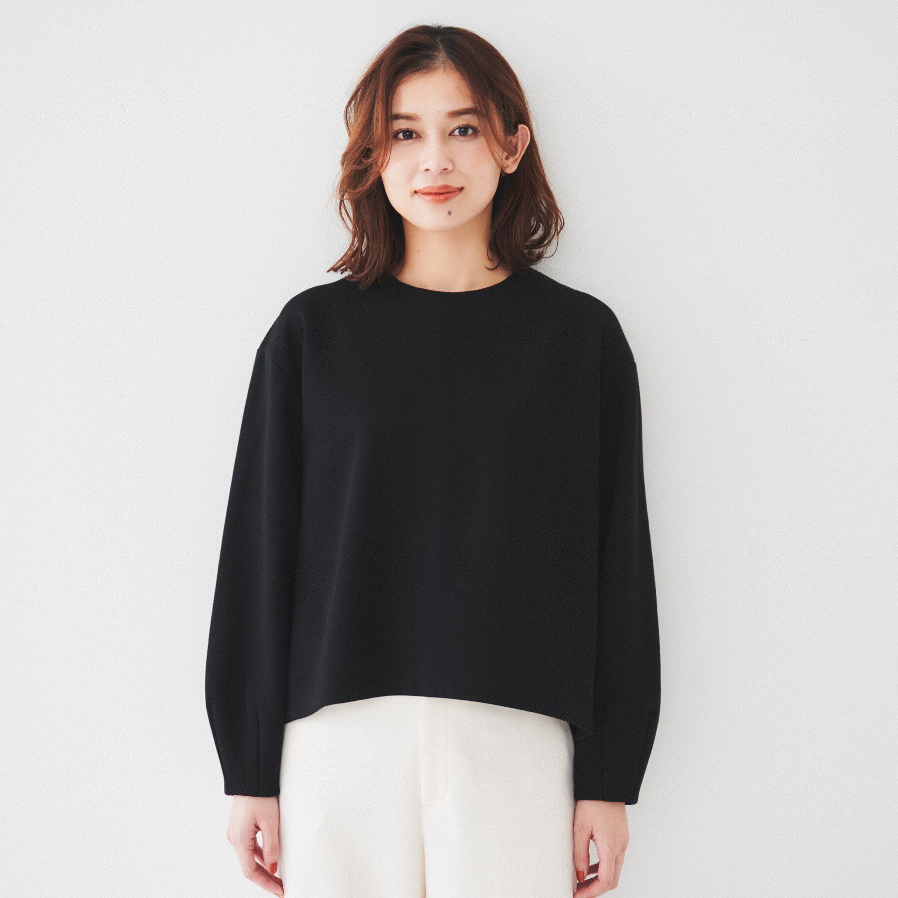 UNTITLED「【洗える/後ろファスナー】ダンボールプルオーバー」|Tシャツ・カットソー|