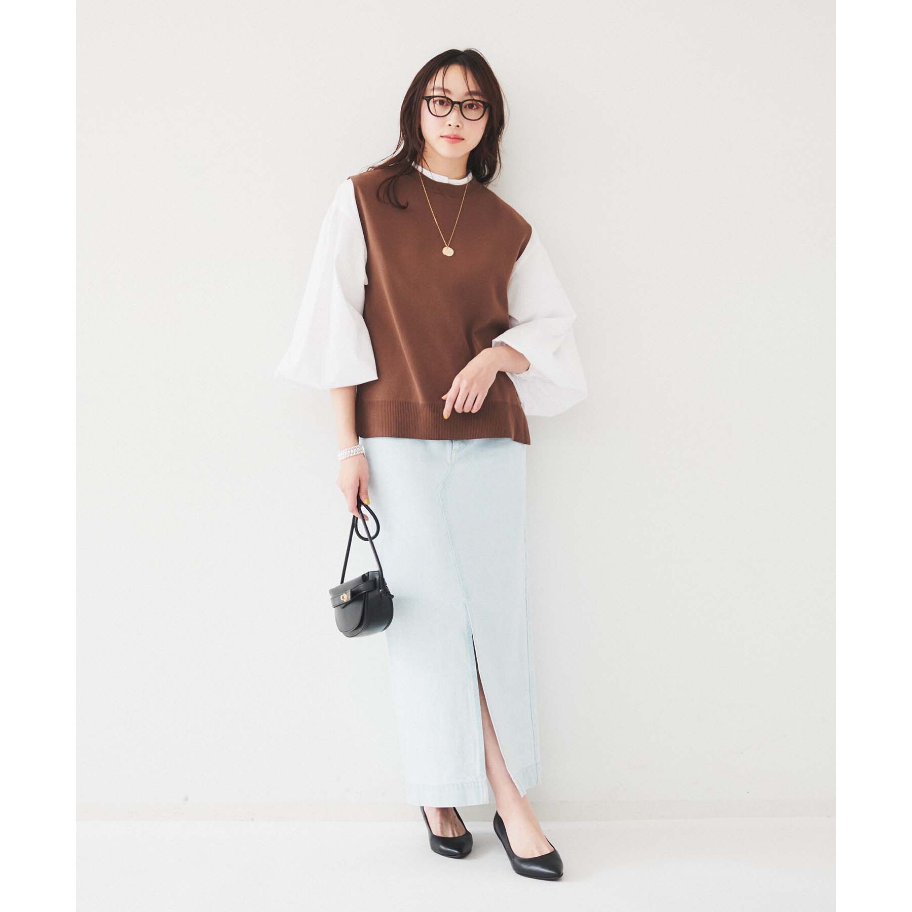 UNTITLED「【アンサンブル可能】ニットベスト」|ニット・セーター|