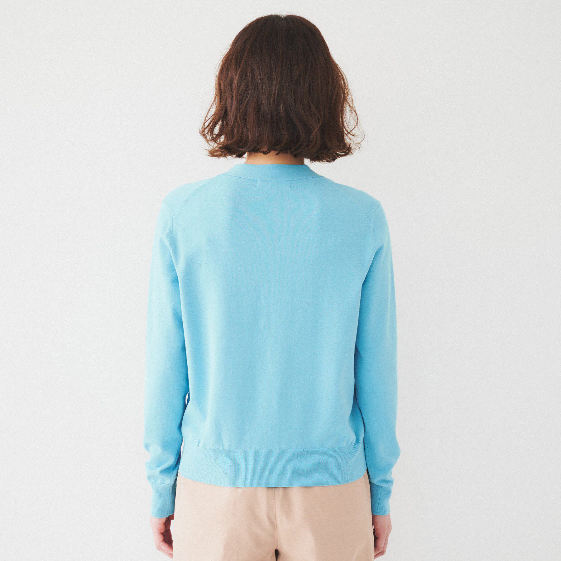 UNTITLED「【アンサンブル可能】配色Vネックカーディガン」|カーディガン|