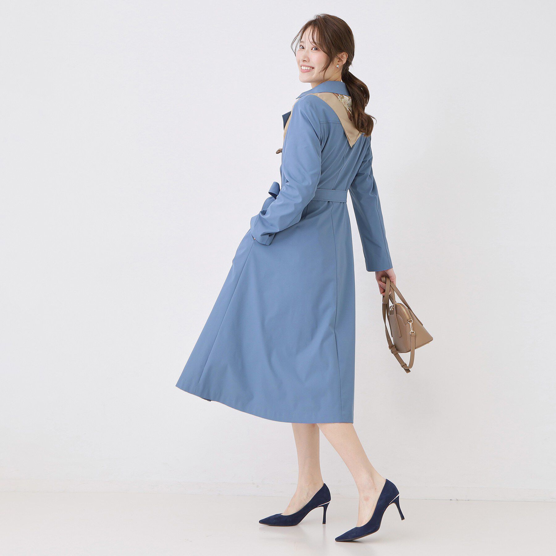 COUP DE CHANCE「【きれいめ羽織り】Aラインドレスコート」|トレンチコート|