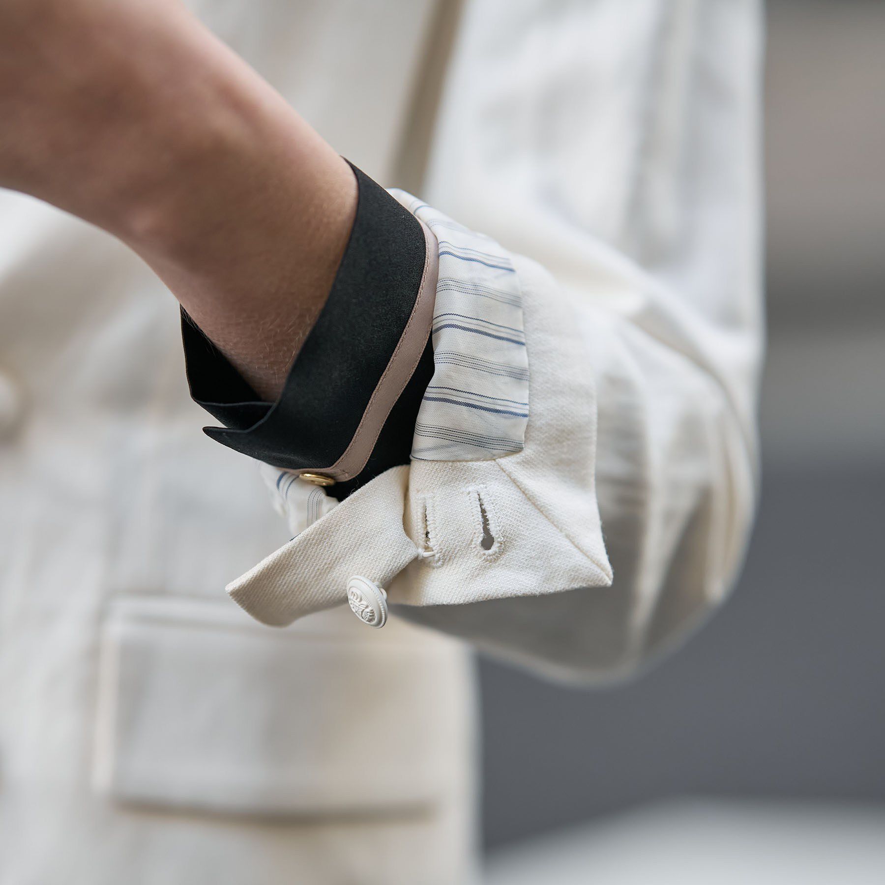 DRESSTERIOR「リネンブレンドWブレストジャケット」|テーラードジャケット|