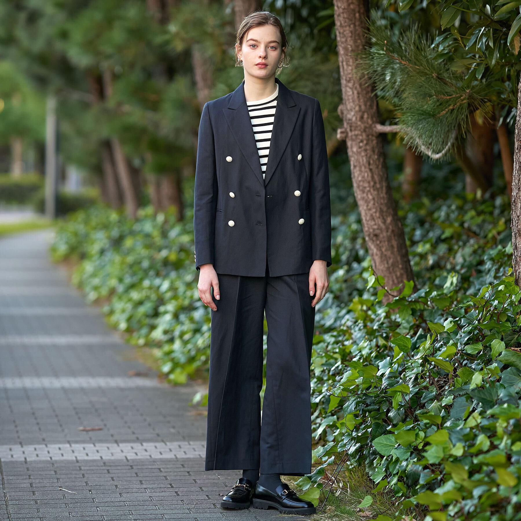 DRESSTERIOR「リネンブレンドワイドパンツ」|その他|