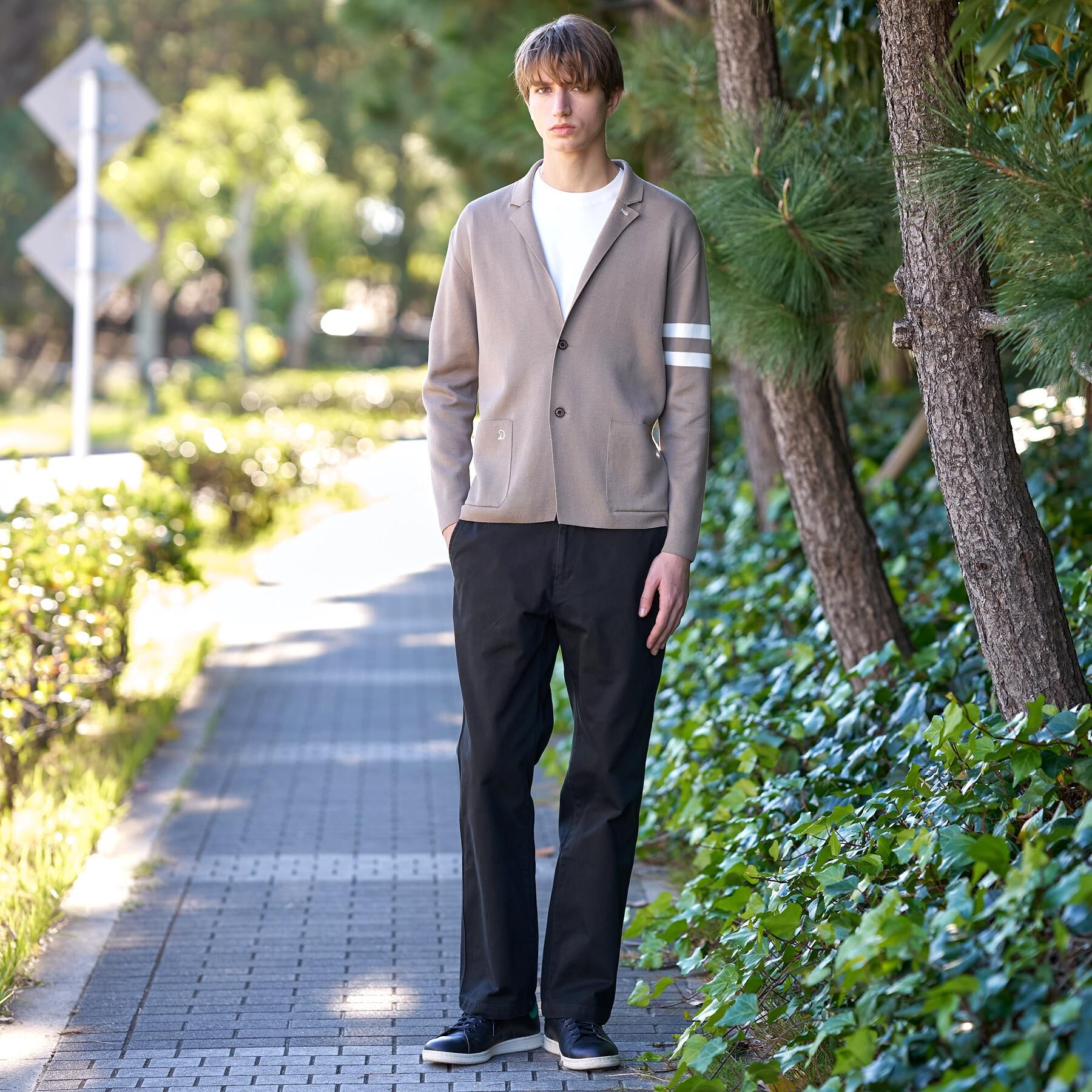 DRESSTERIOR「スプリング ニットジャケット」|カーディガン|