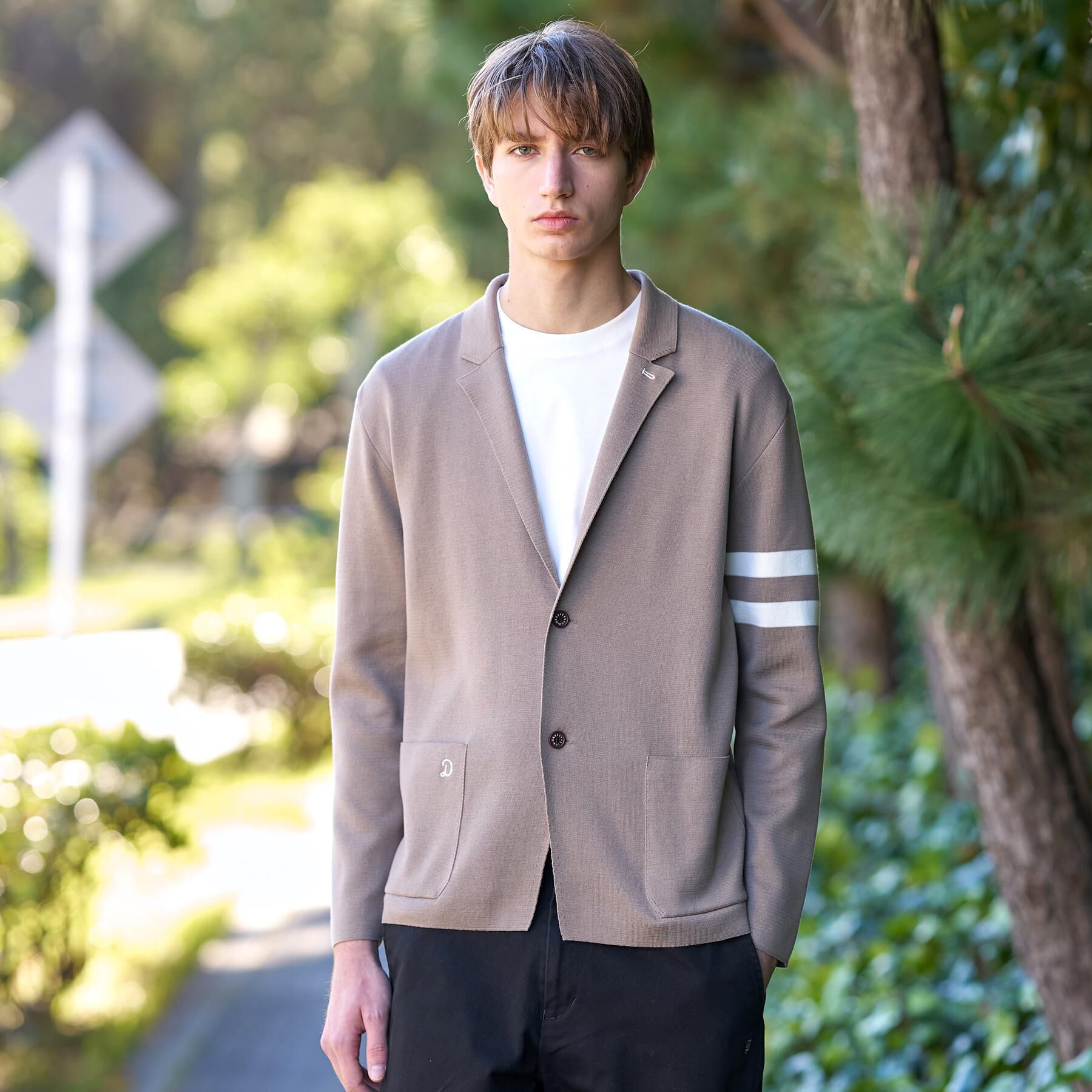 DRESSTERIOR「スプリング ニットジャケット」|カーディガン|