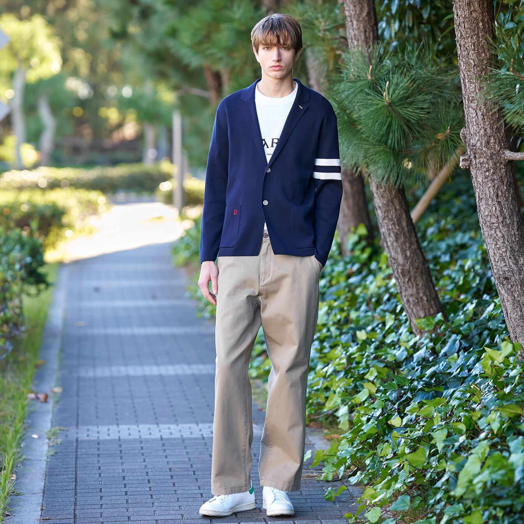 DRESSTERIOR「スプリング ニットジャケット」|カーディガン|