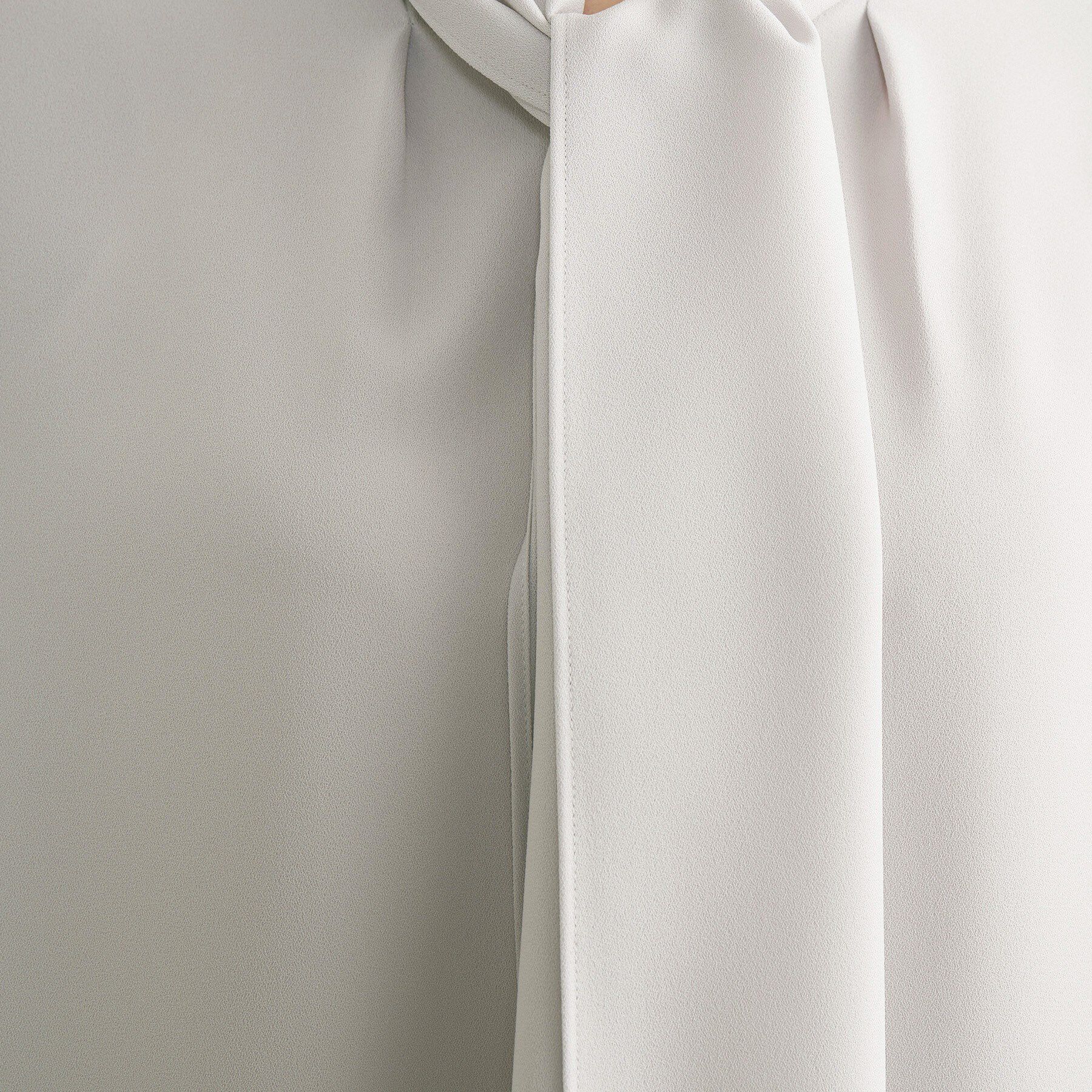 INDIVI「【セレモニー／洗える】ジョーゼットボウタイブラウス」|シャツ・ブラウス|