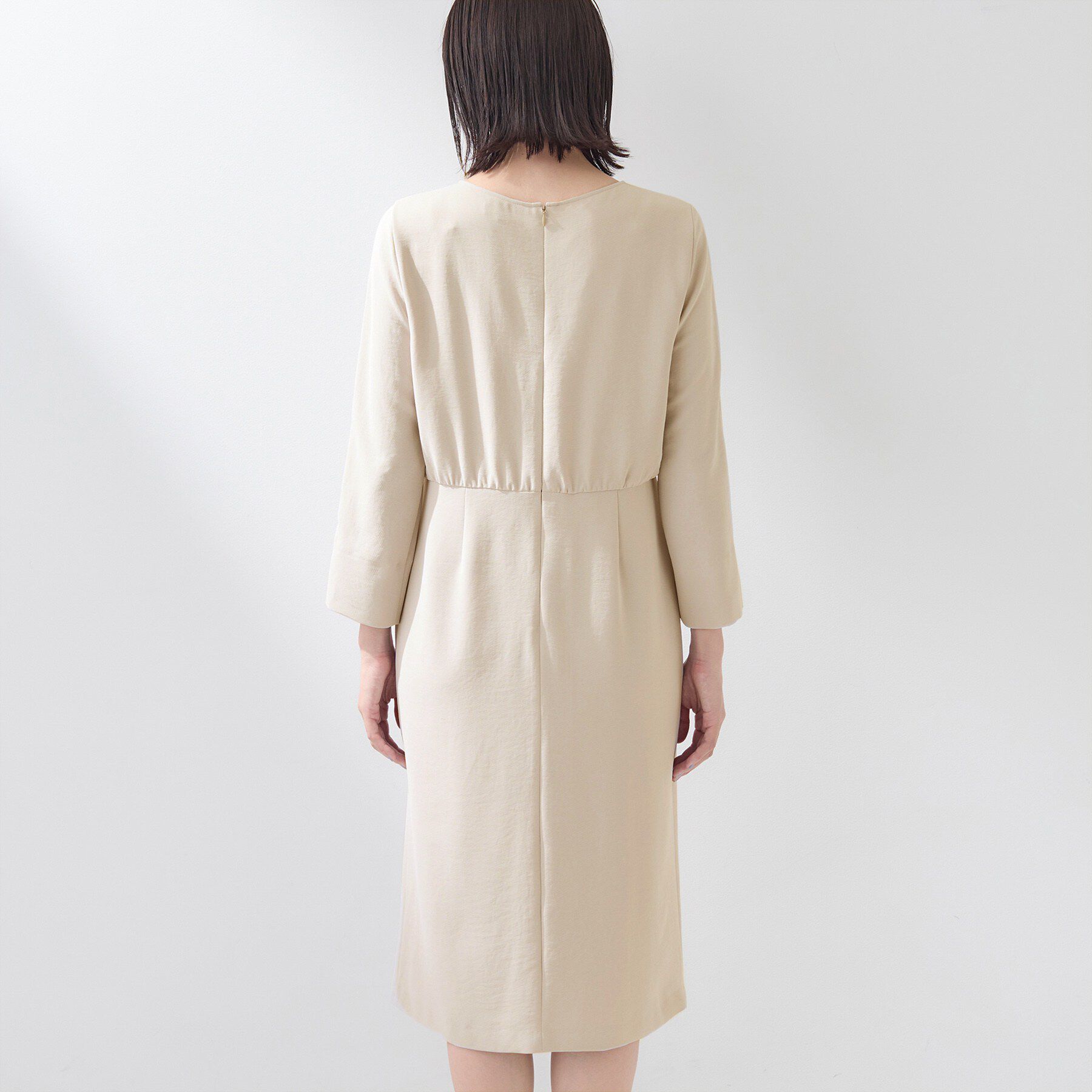 INDIVI「【洗える／SETUP可】着る日傘ヨーク切り替えワンピース」|ワンピース|