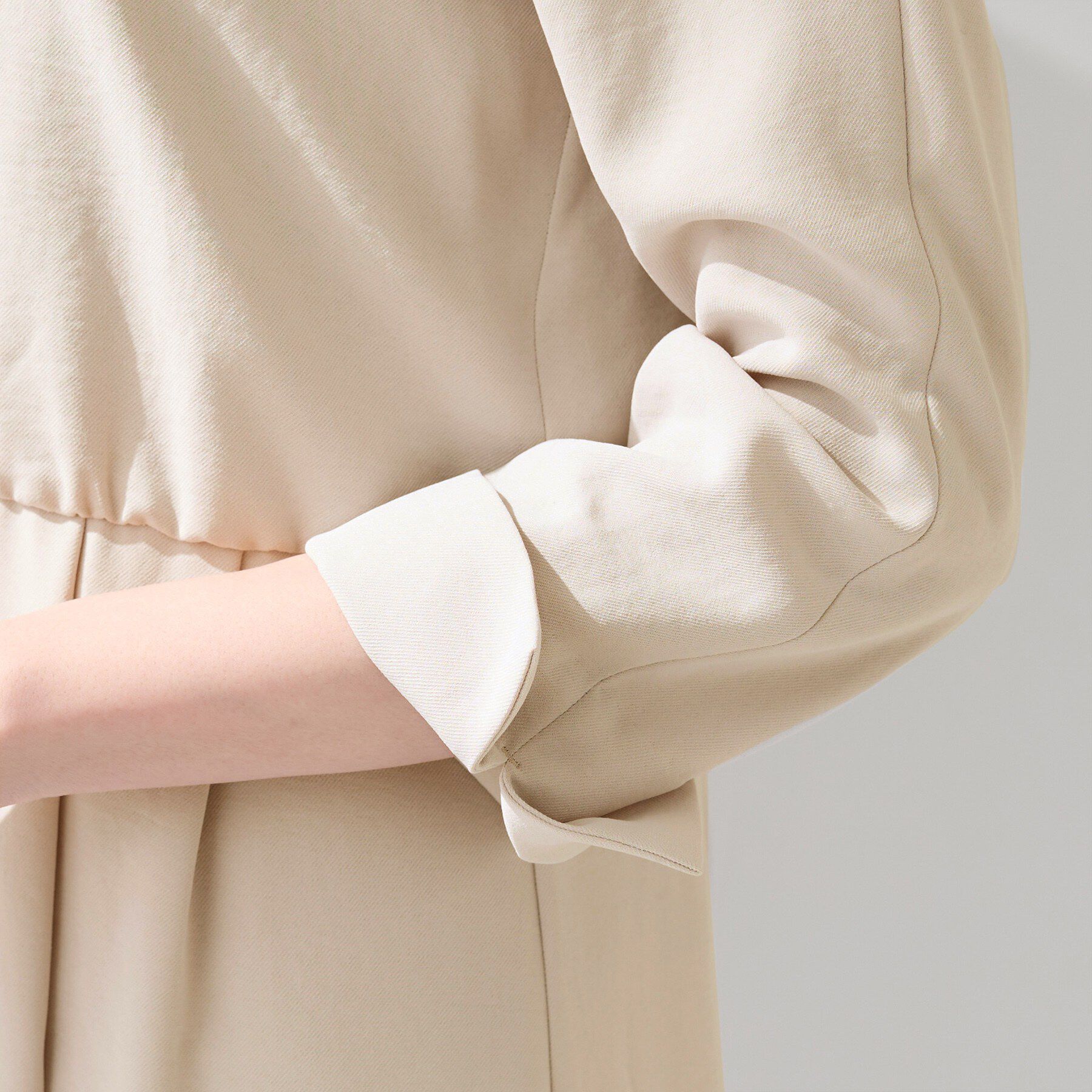 INDIVI「【洗える／SETUP可】着る日傘ヨーク切り替えワンピース」|ワンピース|