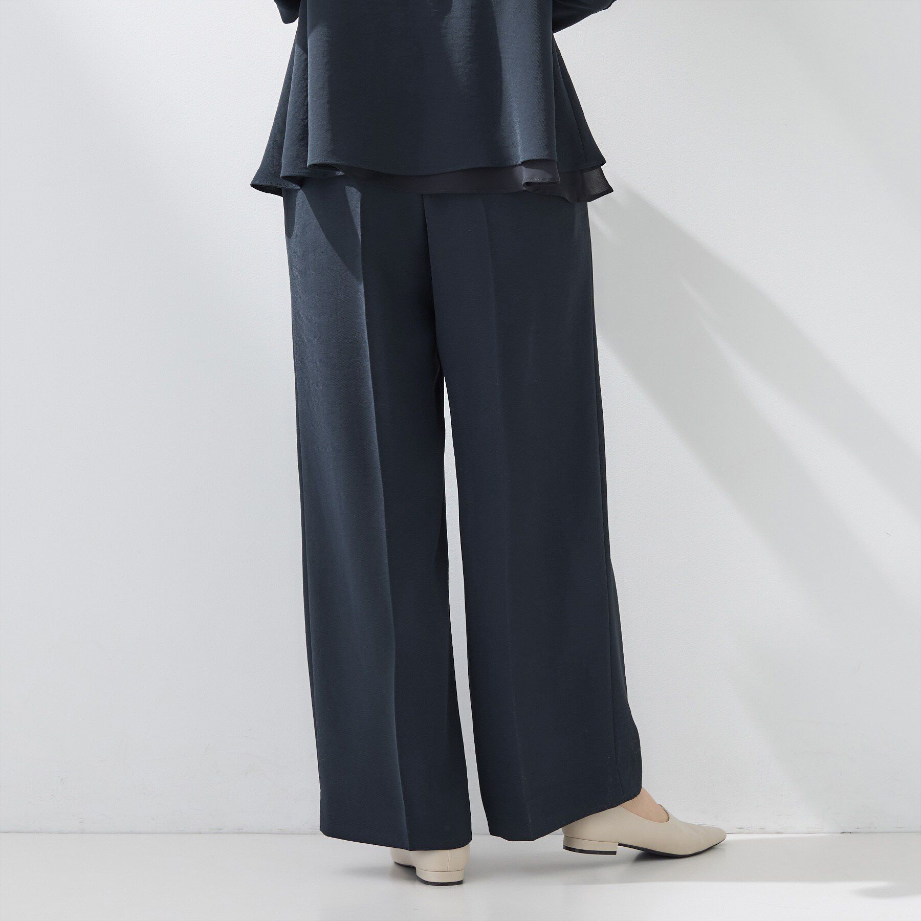 INDIVI「【洗える／UVケア／SETUP可】着る日傘ワイドパンツ」|その他|