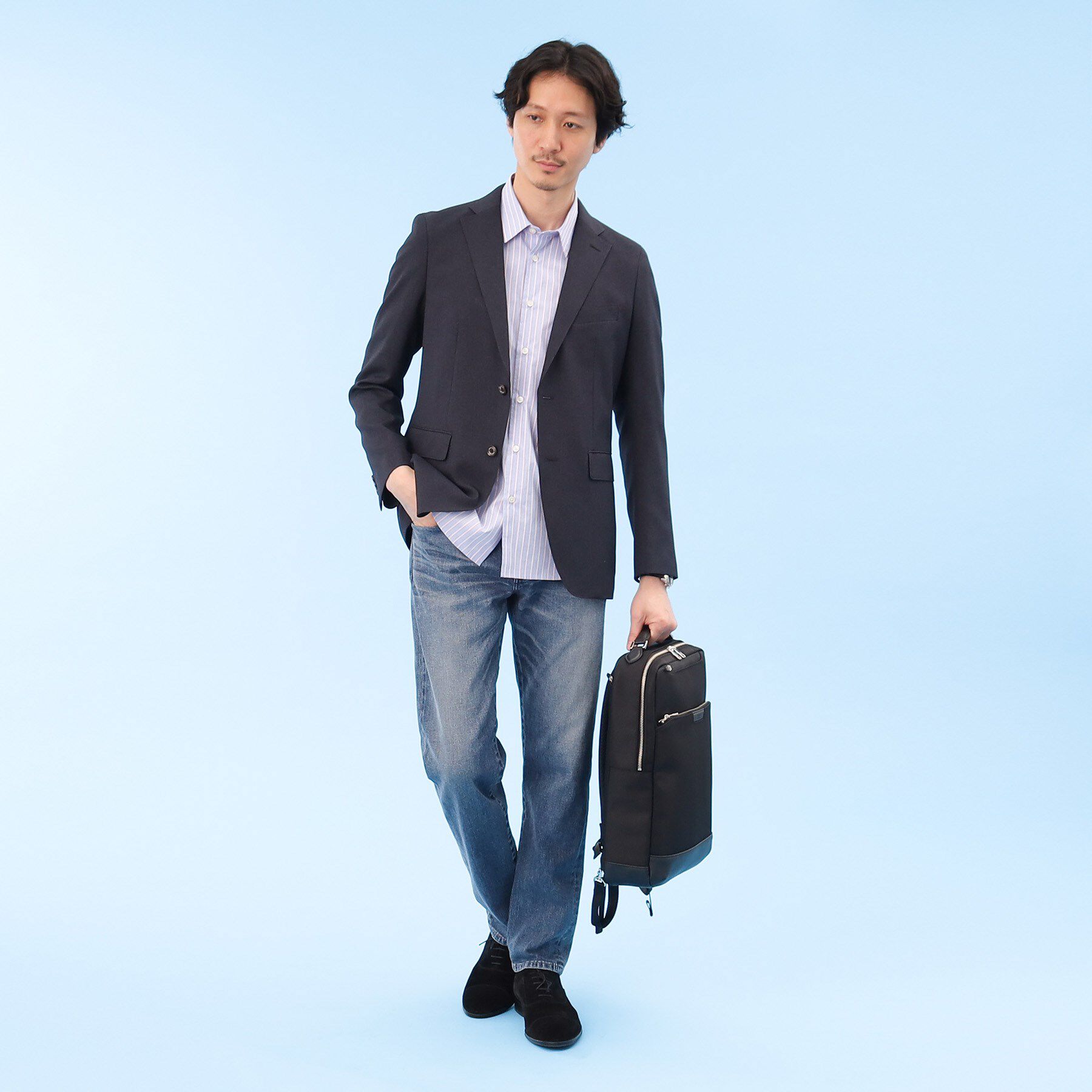 TAKEO KIKUCHI「【WEB限定】薄マチ 2WAY 大人　ビジネス バックパック」|リュック|