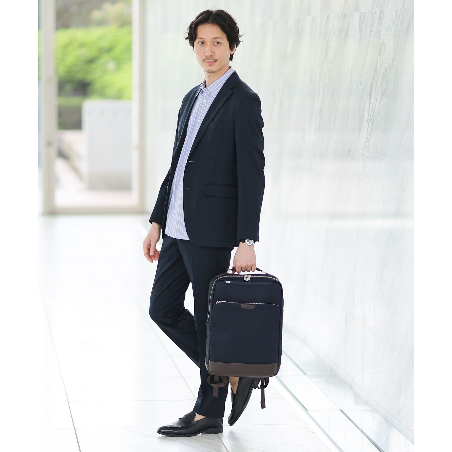 TAKEO KIKUCHI「【WEB限定】薄マチ 2WAY 大人　ビジネス バックパック」|リュック|