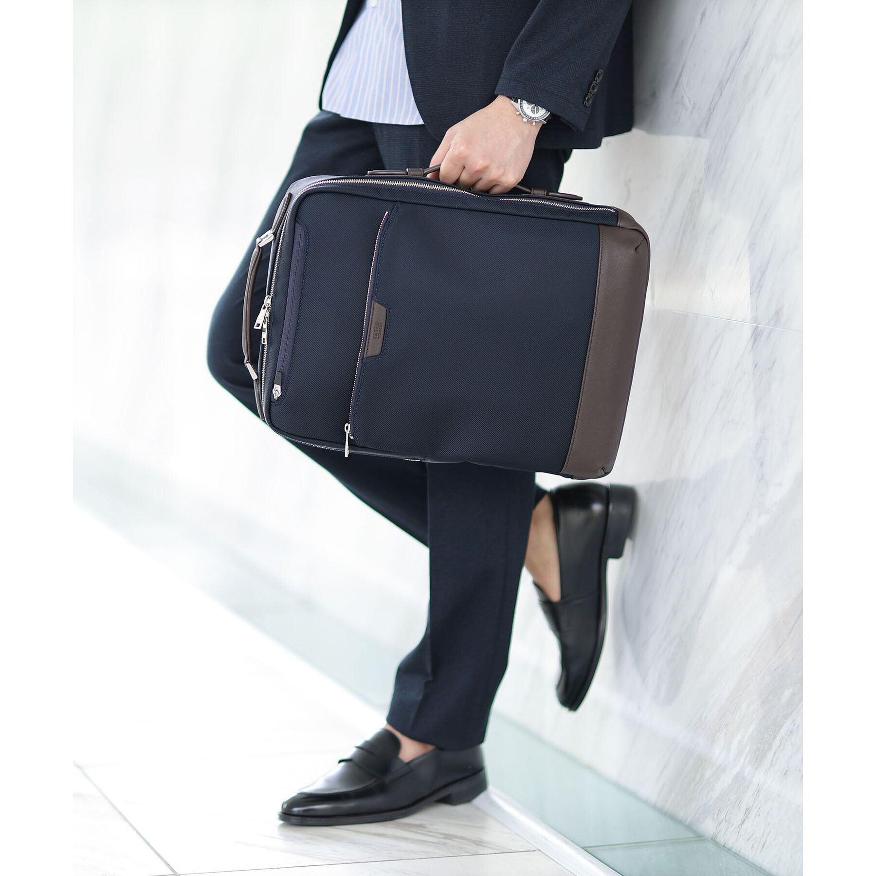 TAKEO KIKUCHI「【WEB限定】薄マチ 2WAY 大人　ビジネス バックパック」|リュック|