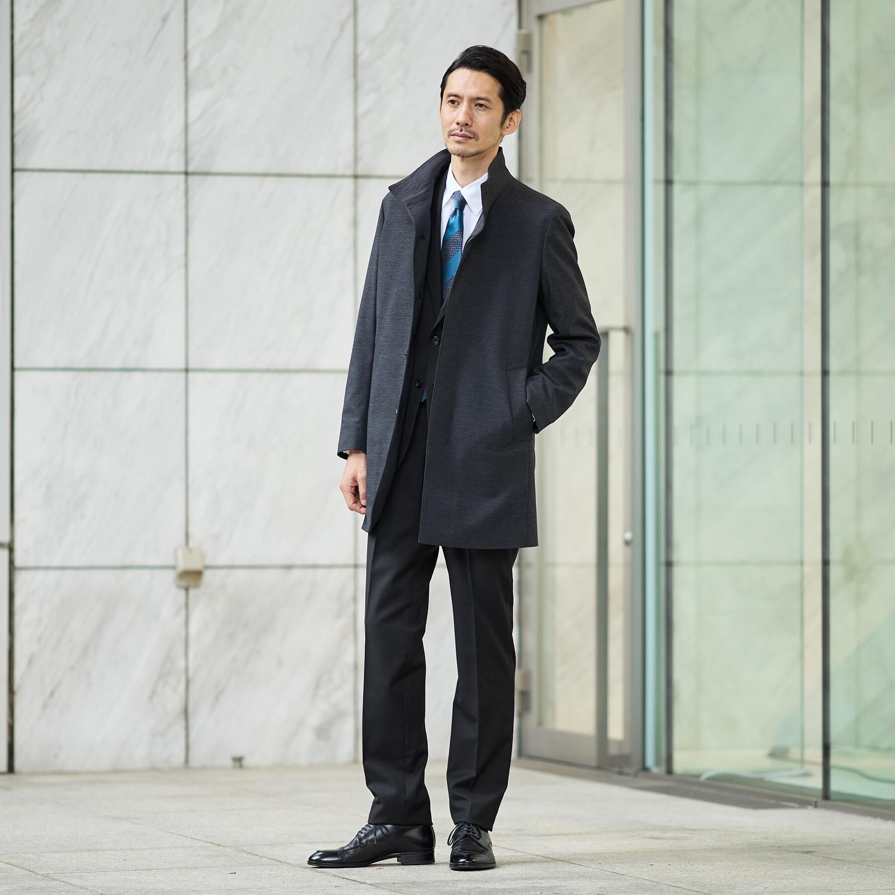 TAKEO KIKUCHI「【ダウンライナー付き】ドビースタンドカラーコート」|その他|