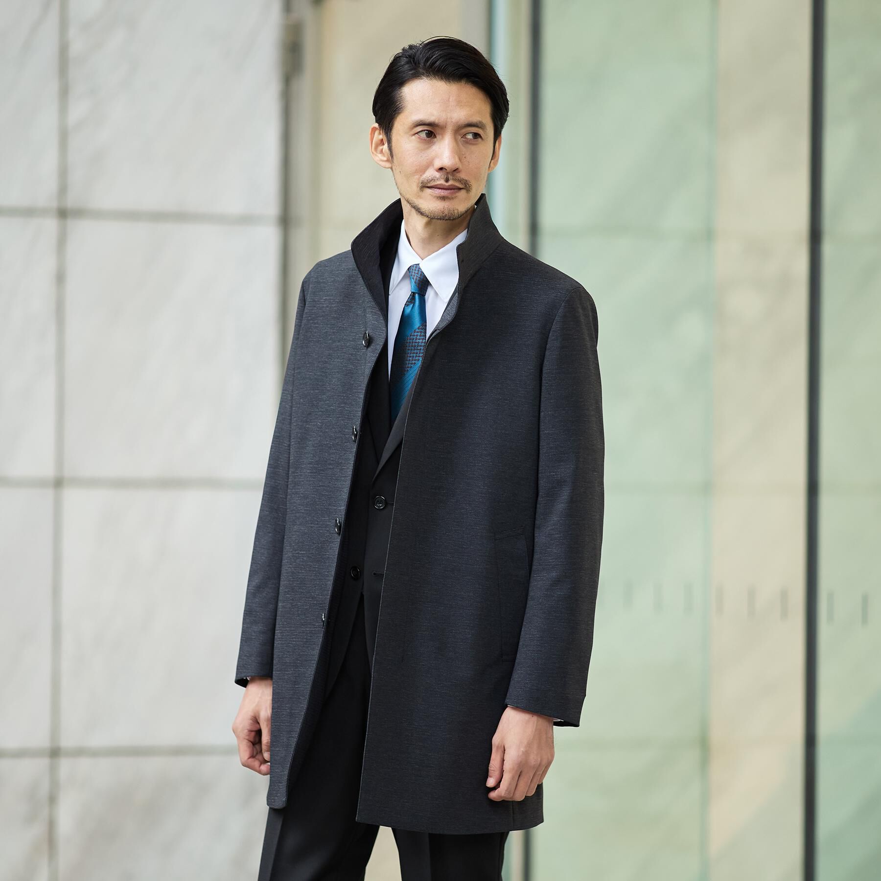 TAKEO KIKUCHI「【ダウンライナー付き】ドビースタンドカラーコート」|その他|