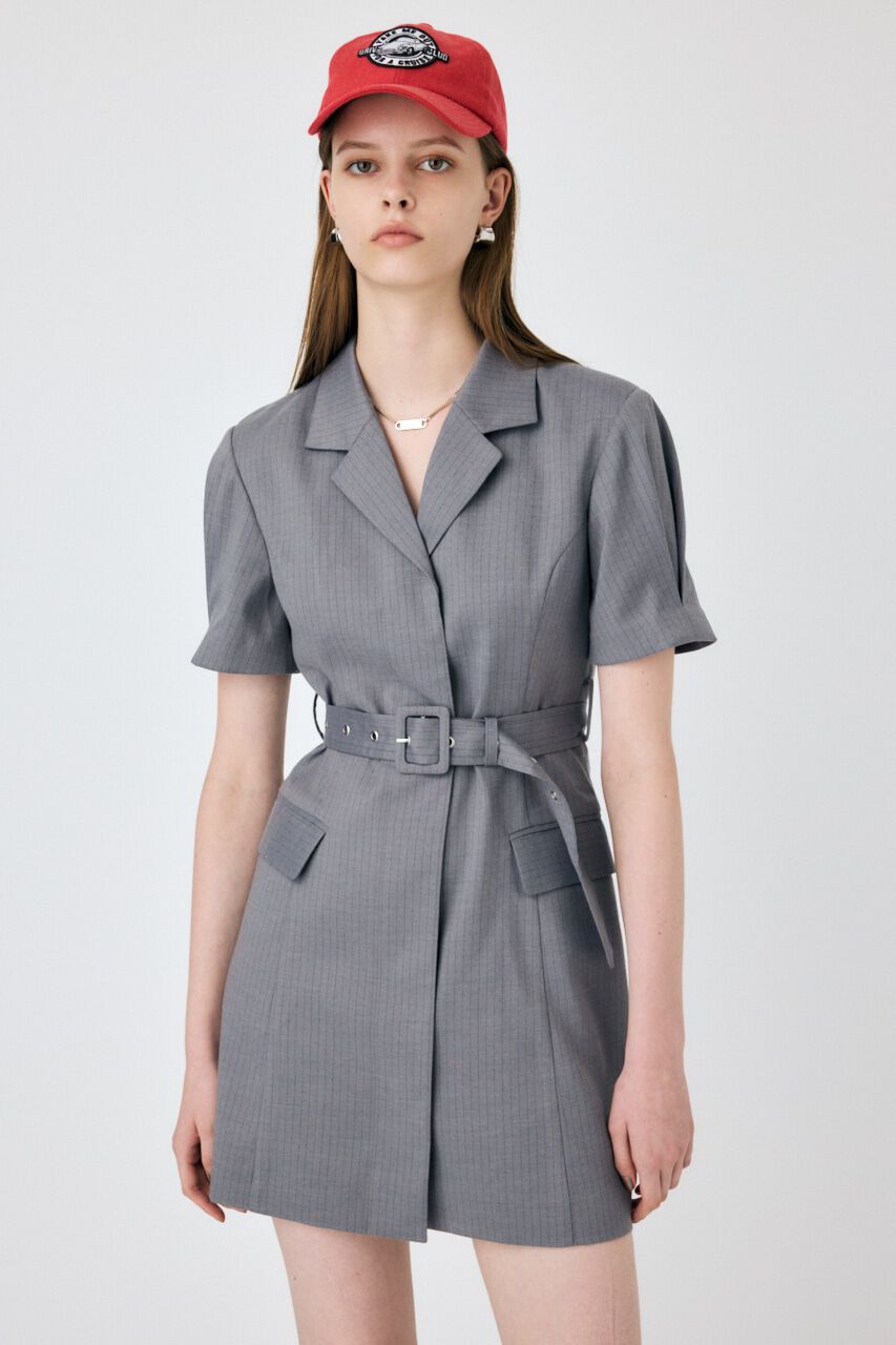 MOUSSY「BELTED BLAZER ミニドレス」|ワンピース|