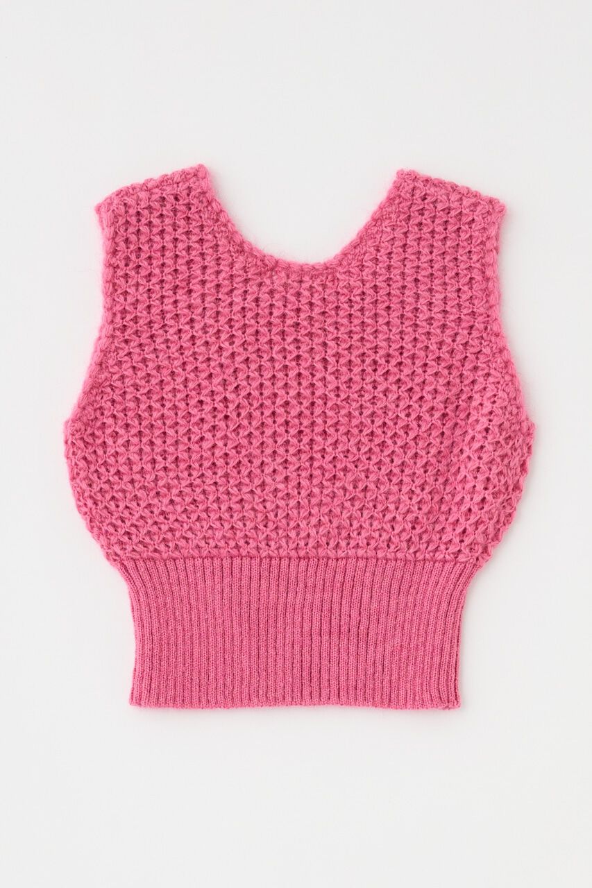 MOUSSY「MESH ニットベスト」|ニット・セーター|