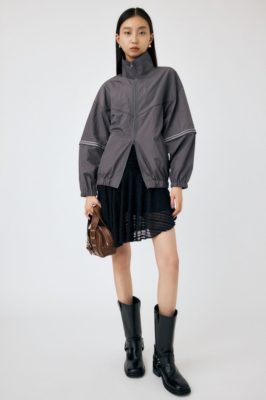 MOUSSY「ASYMMETRIC HEM LACY スカート」|スカート|BLK